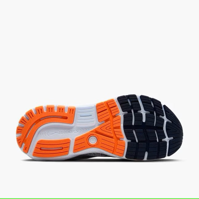 Brooks Men's Ghost 16 - White/Peacoat/Orange