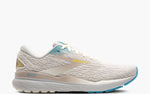 Brooks Men's Ghost 16 (D Width) - Coconut/Blue/Yellow