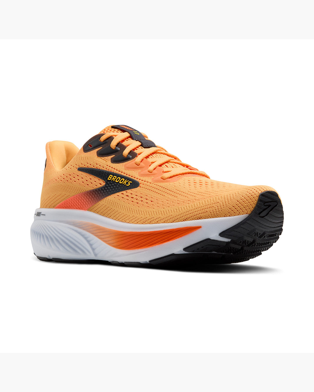 Brooks Men's Ghost 17 - Blazing Orange/Yellow/Ebony