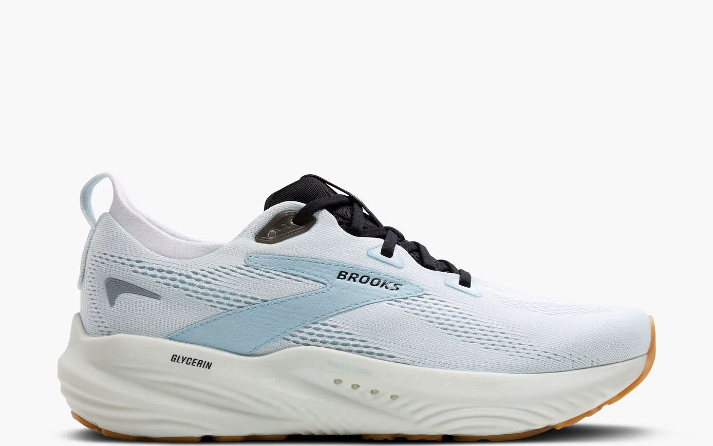 Brooks Men's Glycerin 22 - Bright White/Winter Sky/Black