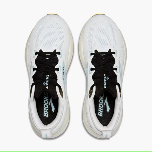 Brooks Men's Glycerin 22 - Bright White/Winter Sky/Black