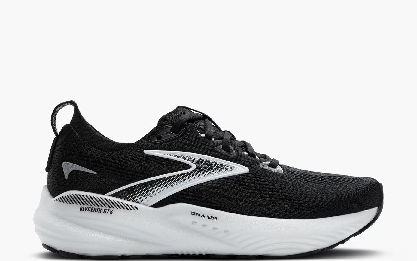 Brooks Men's Glycerin GTS 22 - Black/Grey/White
