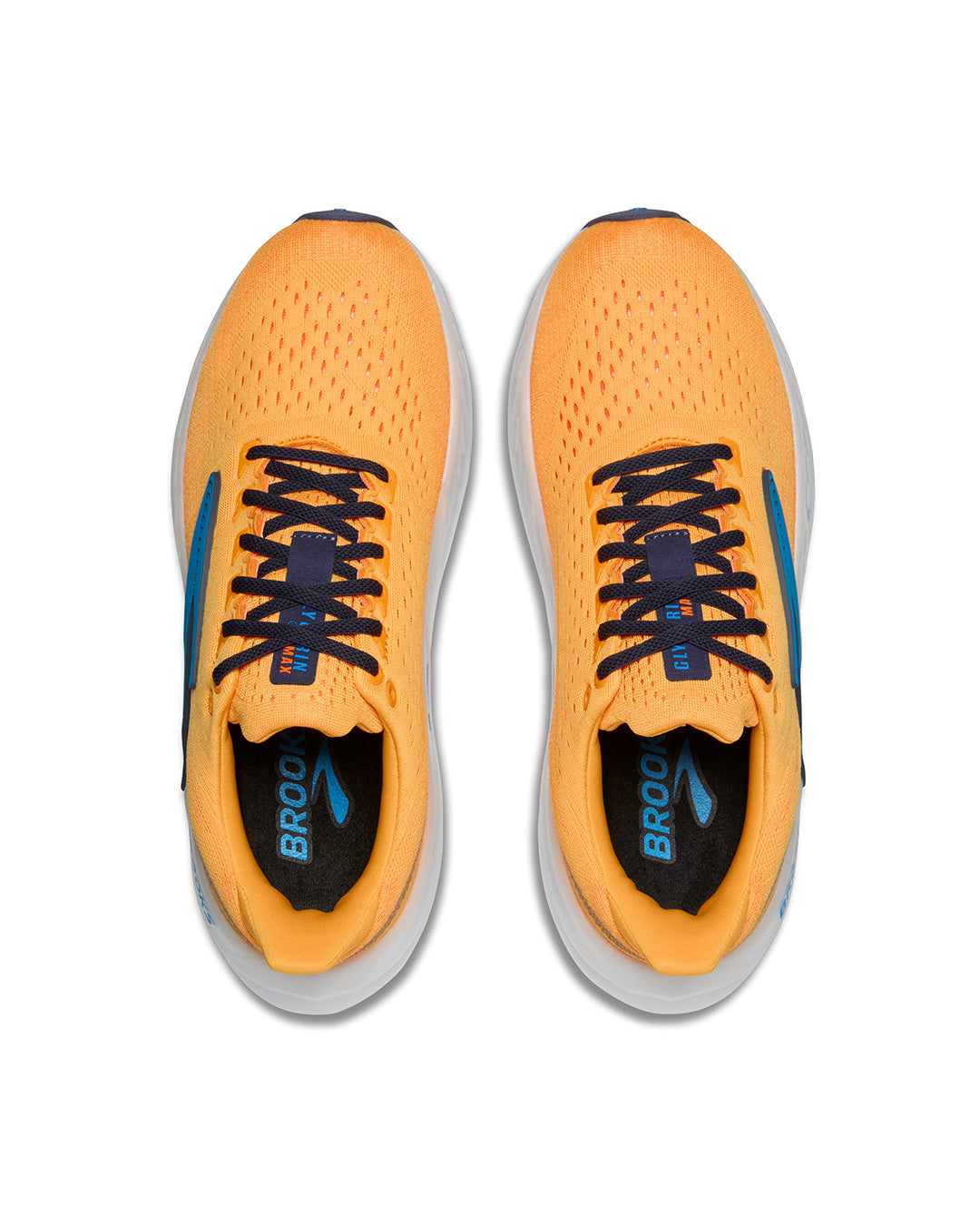 Brooks Men's Glycerin Max - Blazing Orange/Blue/White