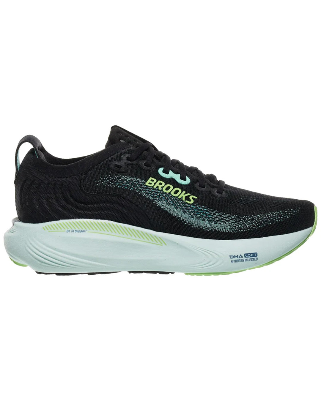 Brooks Men's Adrenaline GTS 25 - Black/Ipanema/Mint