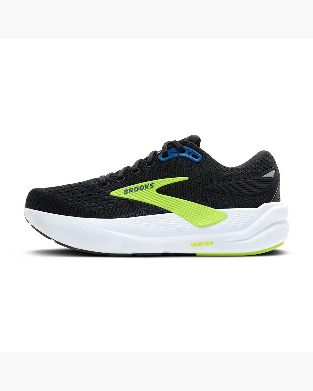 Brooks Men's Ghost Max 3 - Black/Navy/Acid Lime