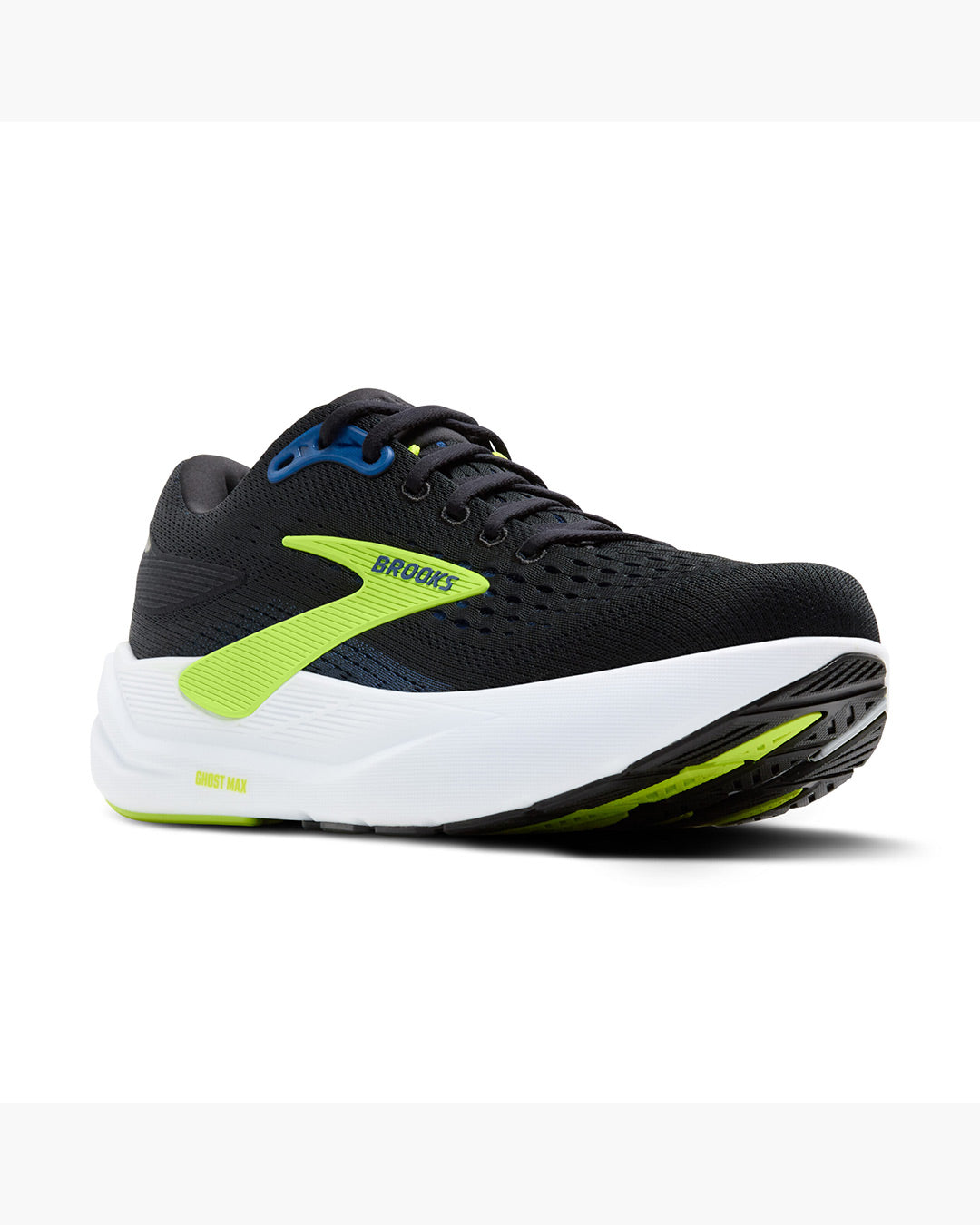 Brooks Men's Ghost Max 3 - Black/Navy/Acid Lime