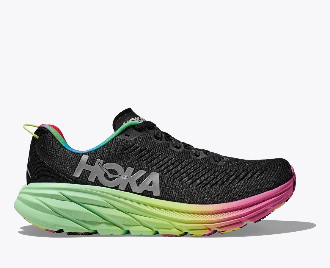 HOKA Men's Rincon 3 Wide - Black/Silver – Key Power Sports Singapore