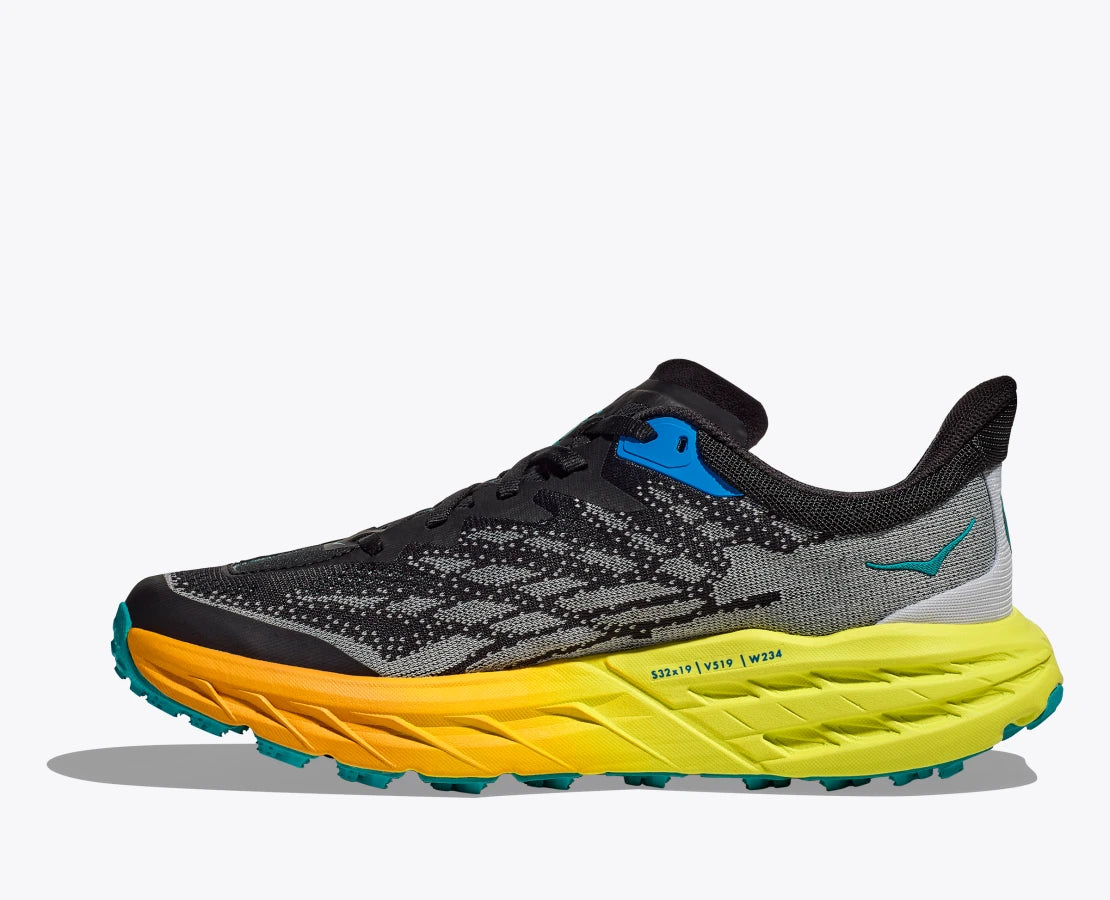 HOKA Men's Speedgoat 5 - Black / Evening Primrose
