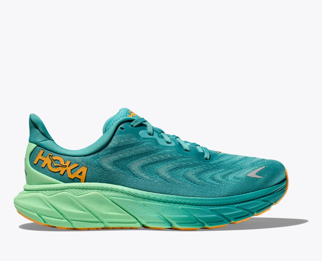 HOKA Men's Arahi 6 - Ocean Mist / Lime Glow