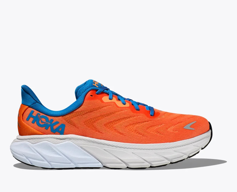 HOKA Men's Arahi 6 - Vibrant Orange/Coastal Sky