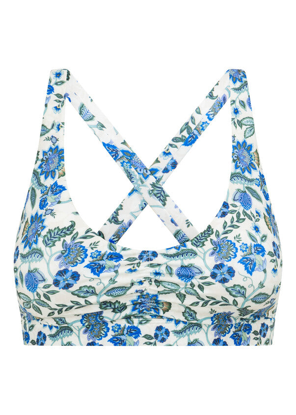 Lorna Jane Happy Hour Sports Bra - Native Garden Floral Print