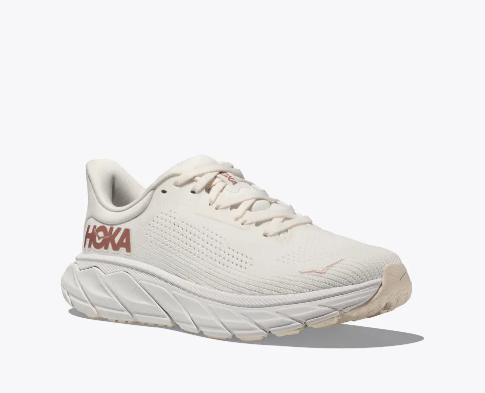 HOKA Women's Arahi 7 Wide - Blanc De Blanc/Rose Gold