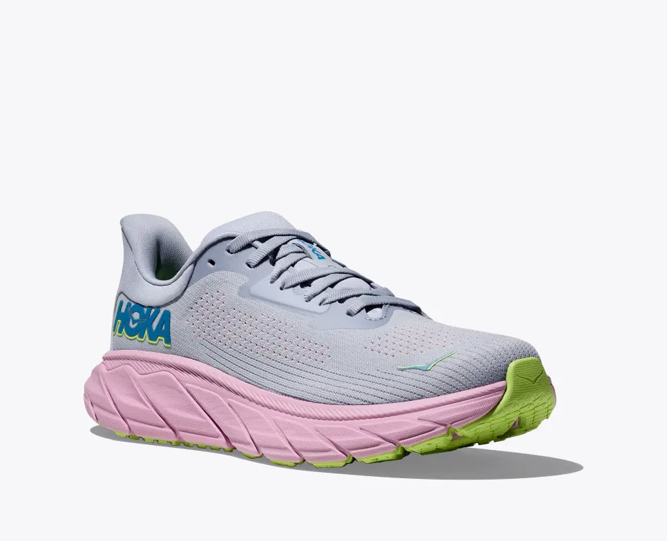 HOKA Women's Arahi 7 Wide - Gull/Pink Twilight