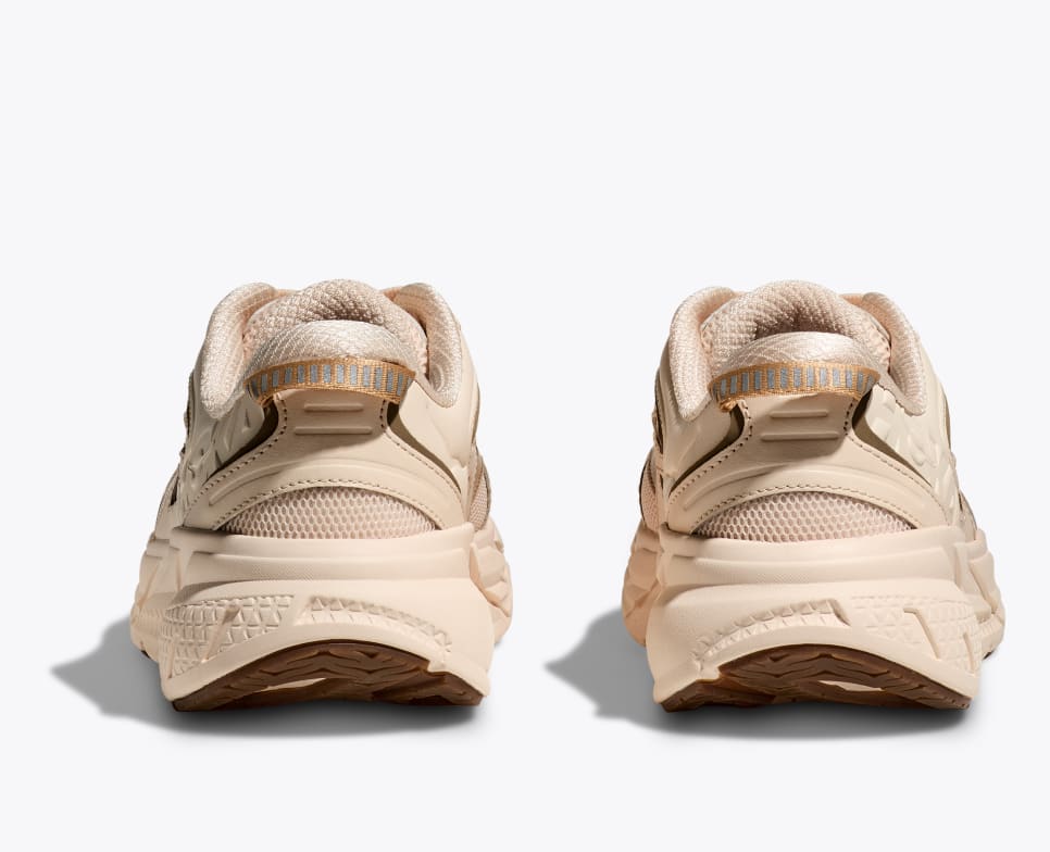HOKA Unisex's Clifton Athletics - Vanilla/Wheat