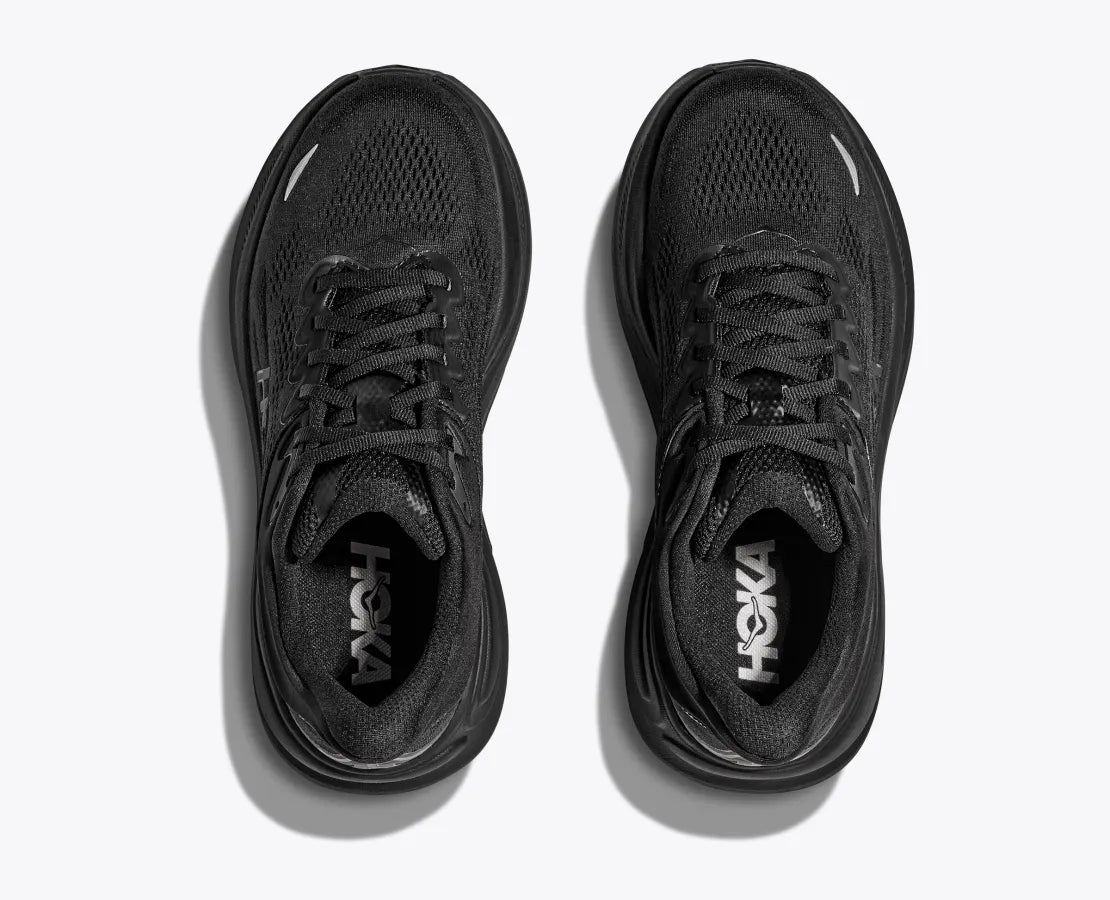 HOKA Men's Bondi 9 Wide - Black/Black