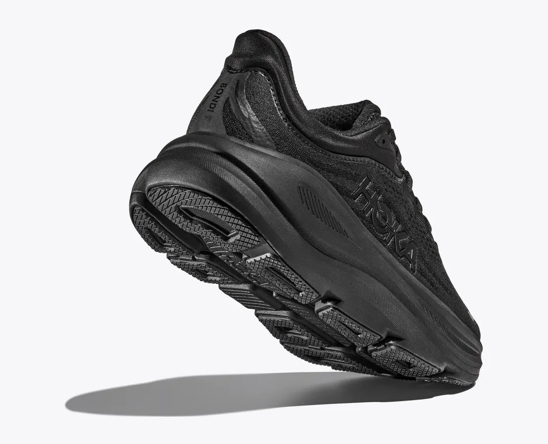 HOKA Men's Bondi 9 Wide - Black/Black