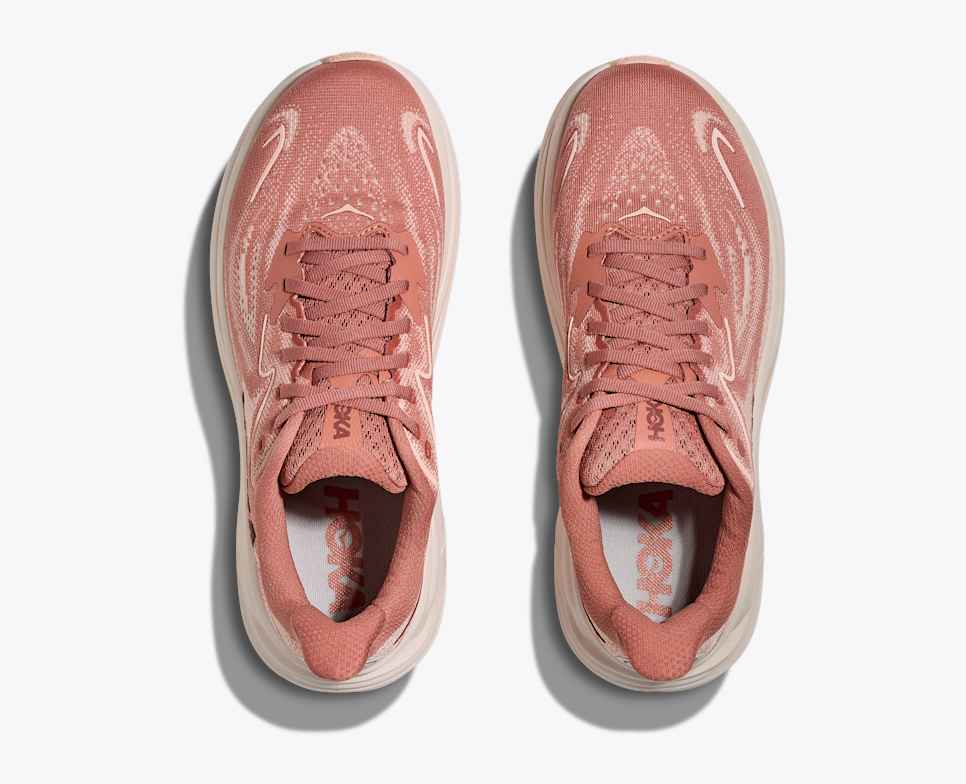 HOKA Women's Clifton 10 Wide - Blush/Rose Latte – Key Power Sports