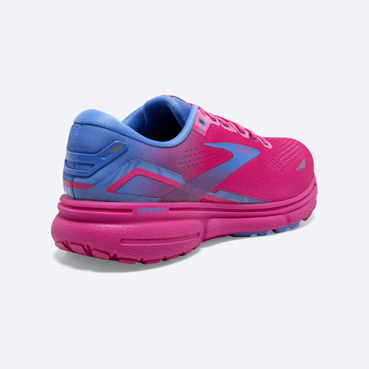 Brooks Women's Ghost 15 - Pink Glo/Blue/Fuchsia ( B606)