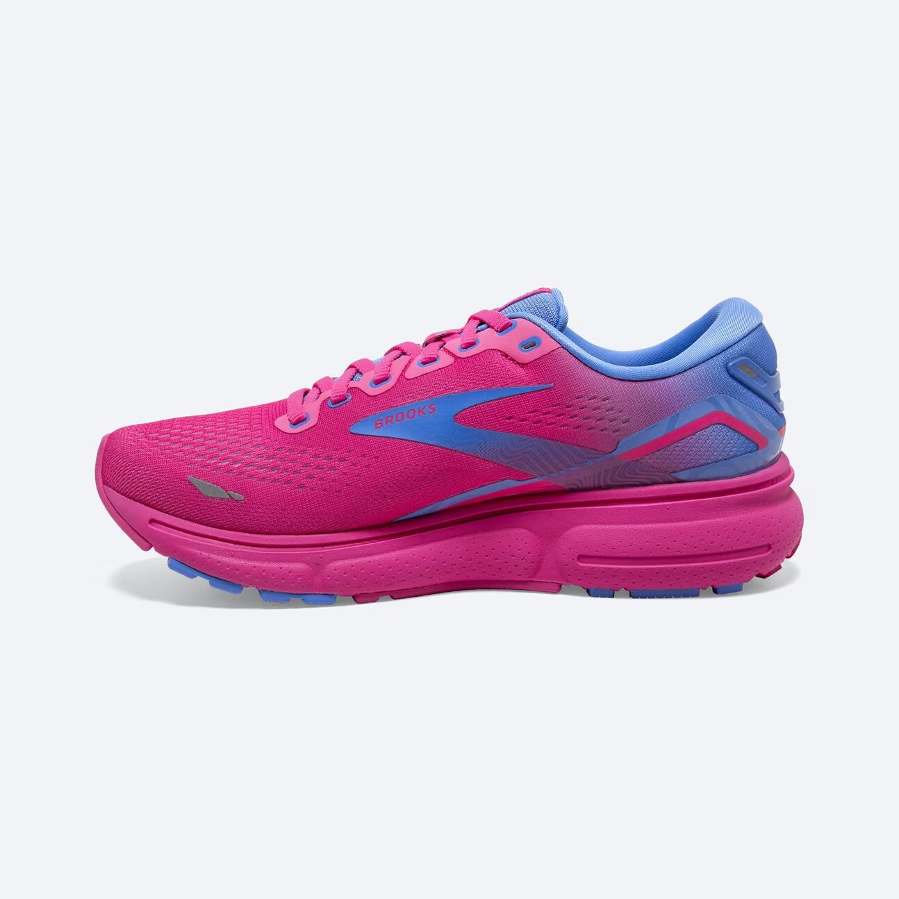 Brooks Women's Ghost 15 - Pink Glo/Blue/Fuchsia ( B606)