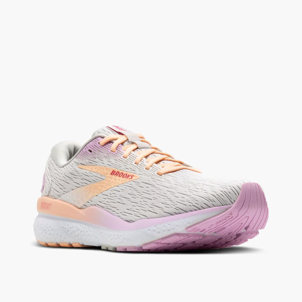 Brooks Women's Ghost 16 - White/Grey/Orchid