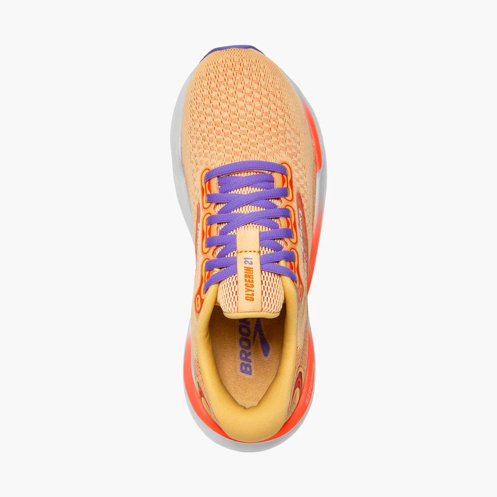 Brooks Women's Glycerin 21 - Sunburst/Nasturtium/Purple