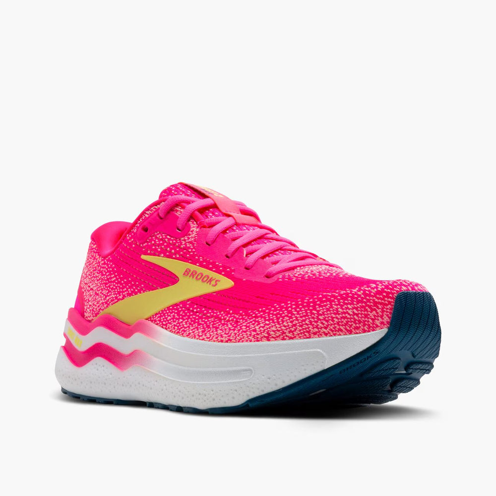 Brooks Women's Ghost Max 2 - Pink/Lemon Tonic/Orange Pop