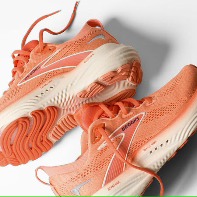 Brooks Women's Glycerin 22 - Desert Flower/Hot Coral/Milk – Key