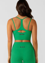 Lorna Jane Pace It Recycled Bra Tank Combo - Emerald