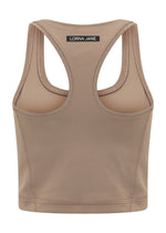 Lorna Jane Fast Pace Racer Back Recycled Tank - Bone