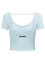 Lorna Jane Unwind Active Tee - Crystal Blue