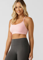 Lorna Jane Seline All Day Support Sports Bra - Cotton Candy