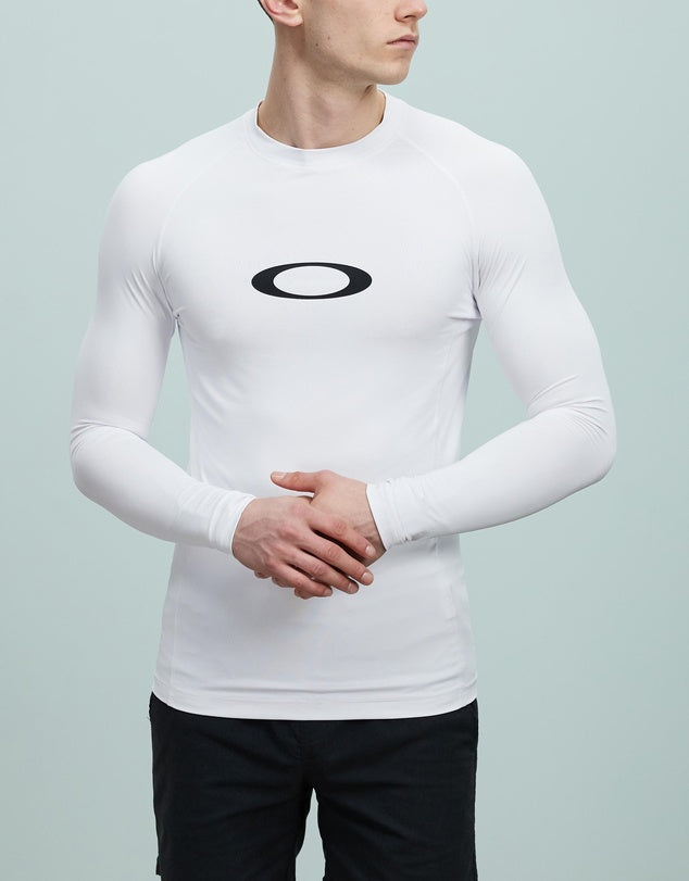 Oakley Ellipse Rashguard LS - White