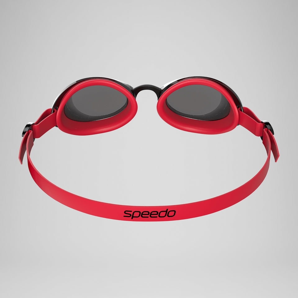 Speedo Unisex's Jet 2.0 Goggles - Fed Red/Black/(Smoke)