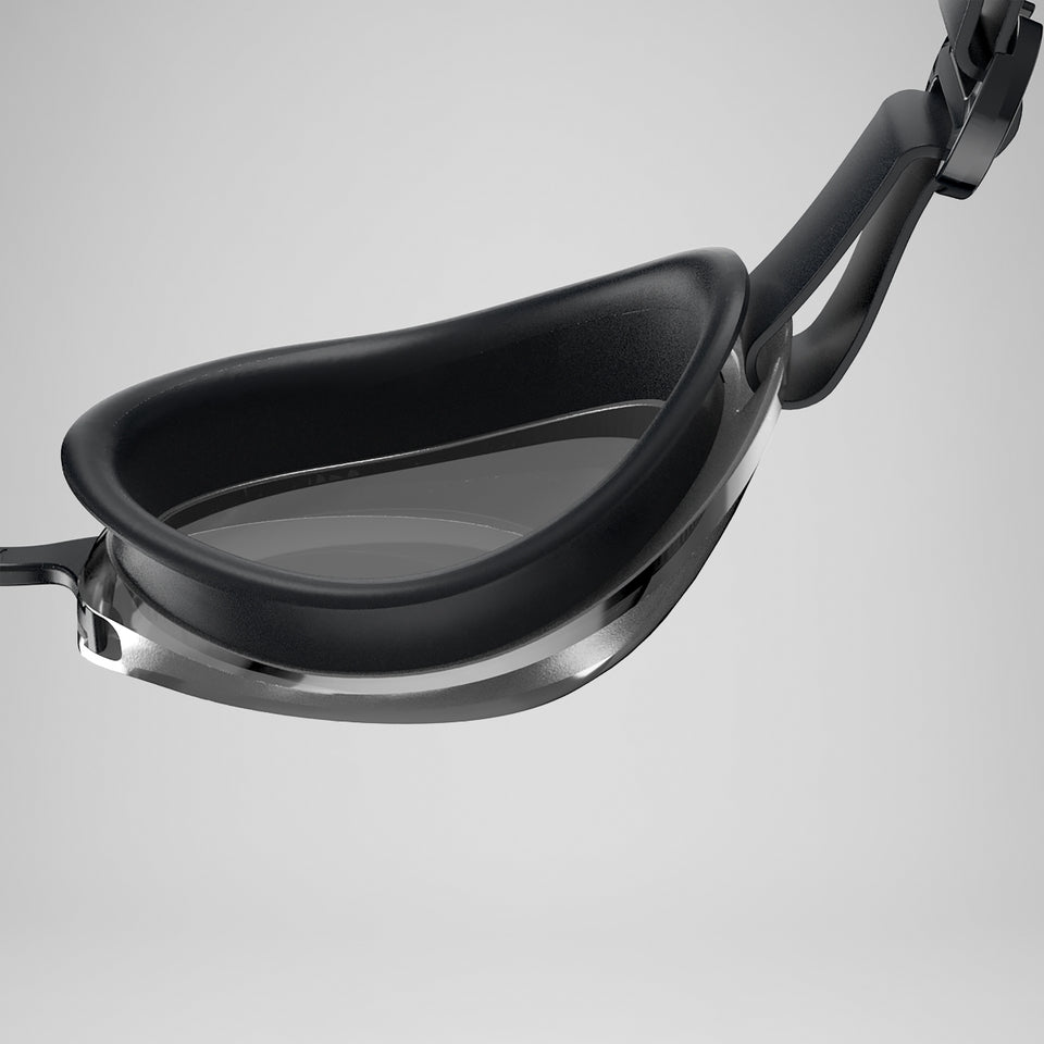 Speedo Unisex's Jet 2.0 Mirrored Goggles - Black/Chrome