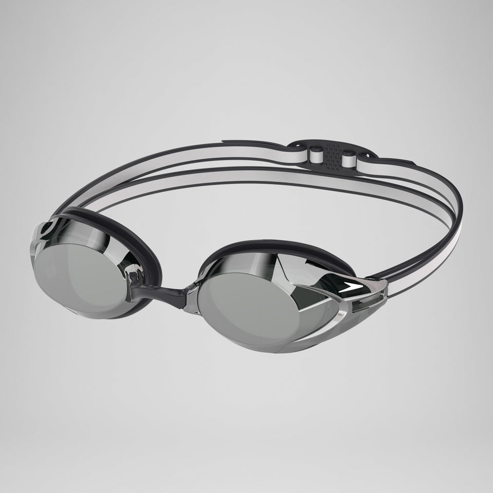 Speedo Unisex's Vanquisher 3.0 Mirrored - Black/Smoke/Silver Mirror
