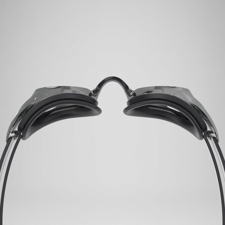 Speedo Unisex's Vanquisher 3.0 Mirrored - Black/Smoke/Silver Mirror