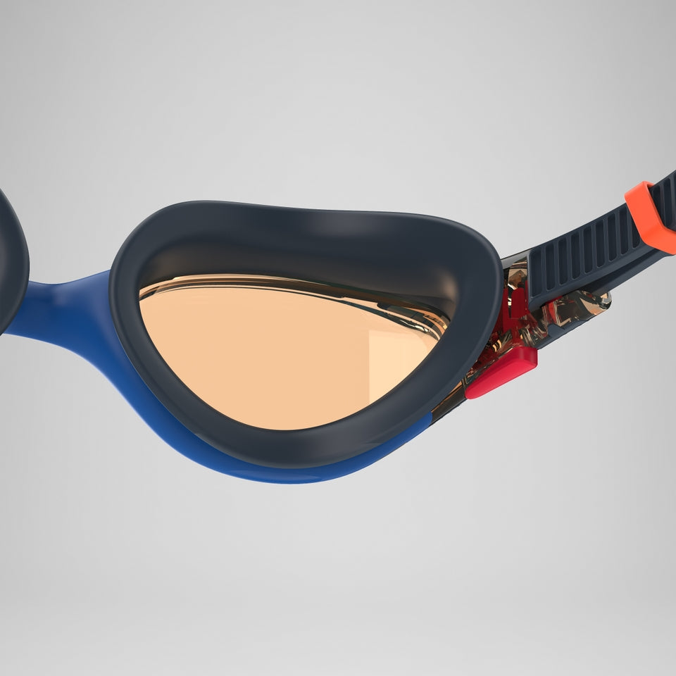 Speedo Adult Biofuse 2.0 Goggles - Navy/Orange