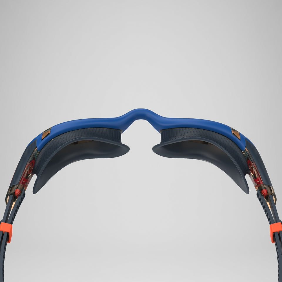 Speedo Adult Biofuse 2.0 Goggles - Navy/Orange