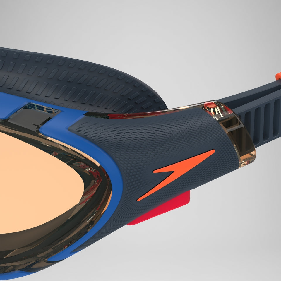 Speedo Adult Biofuse 2.0 Goggles - Navy/Orange