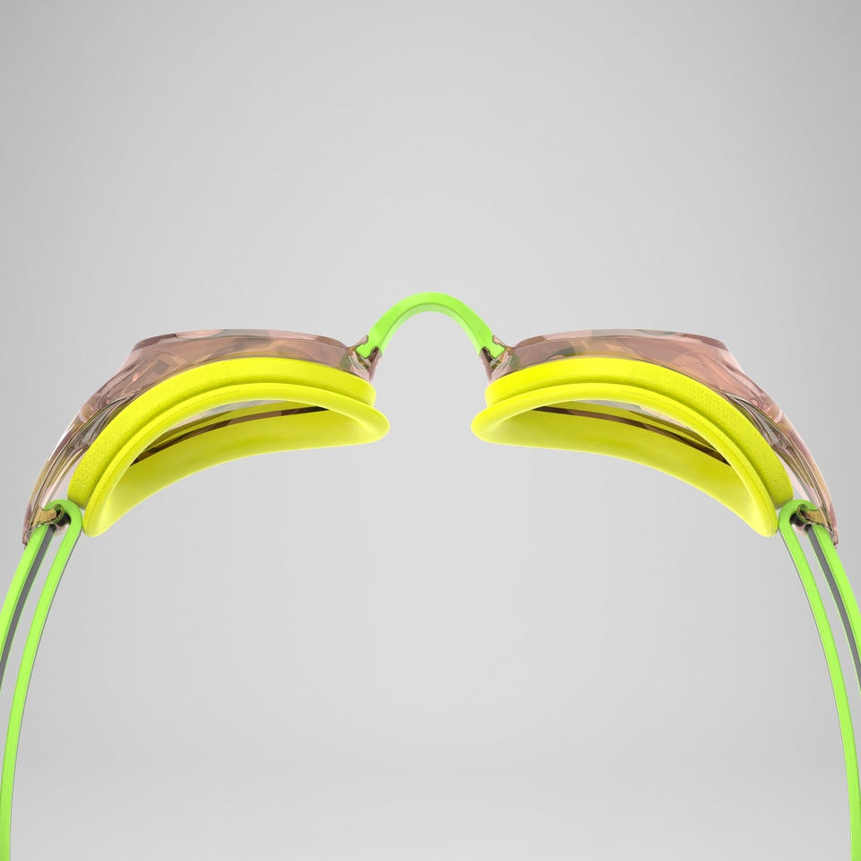 Speedo Unisex's Vanquisher 3.0 Mirrored - Hyper Yellow/Grey/Ablaze Mirror