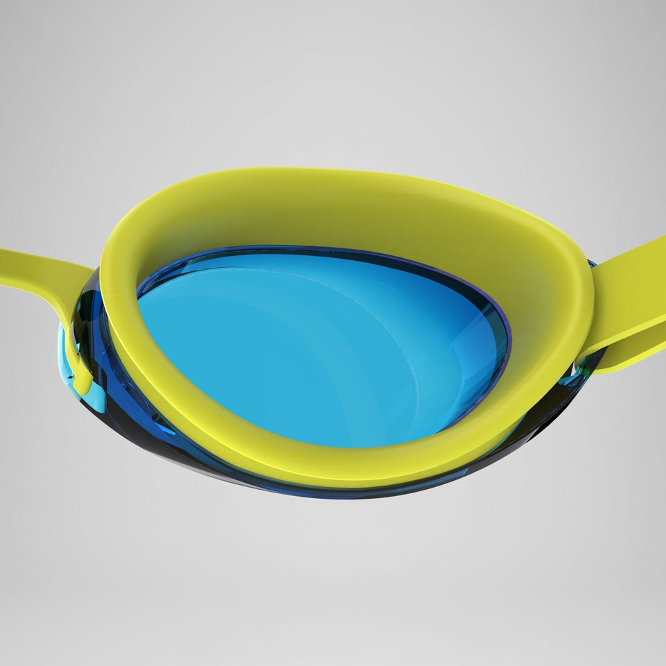 Speedo Junior's Jet 2.0 Goggles - Empire Yellow/Neon Blue