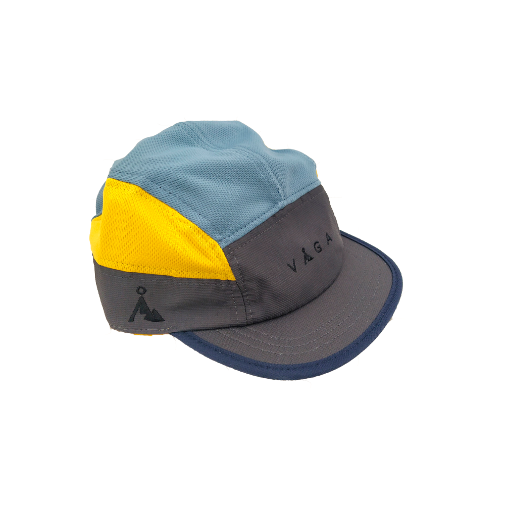 VAGA Club Cap - Slate Grey/Sunshine Yellow/Teal Blue/Navy Blue