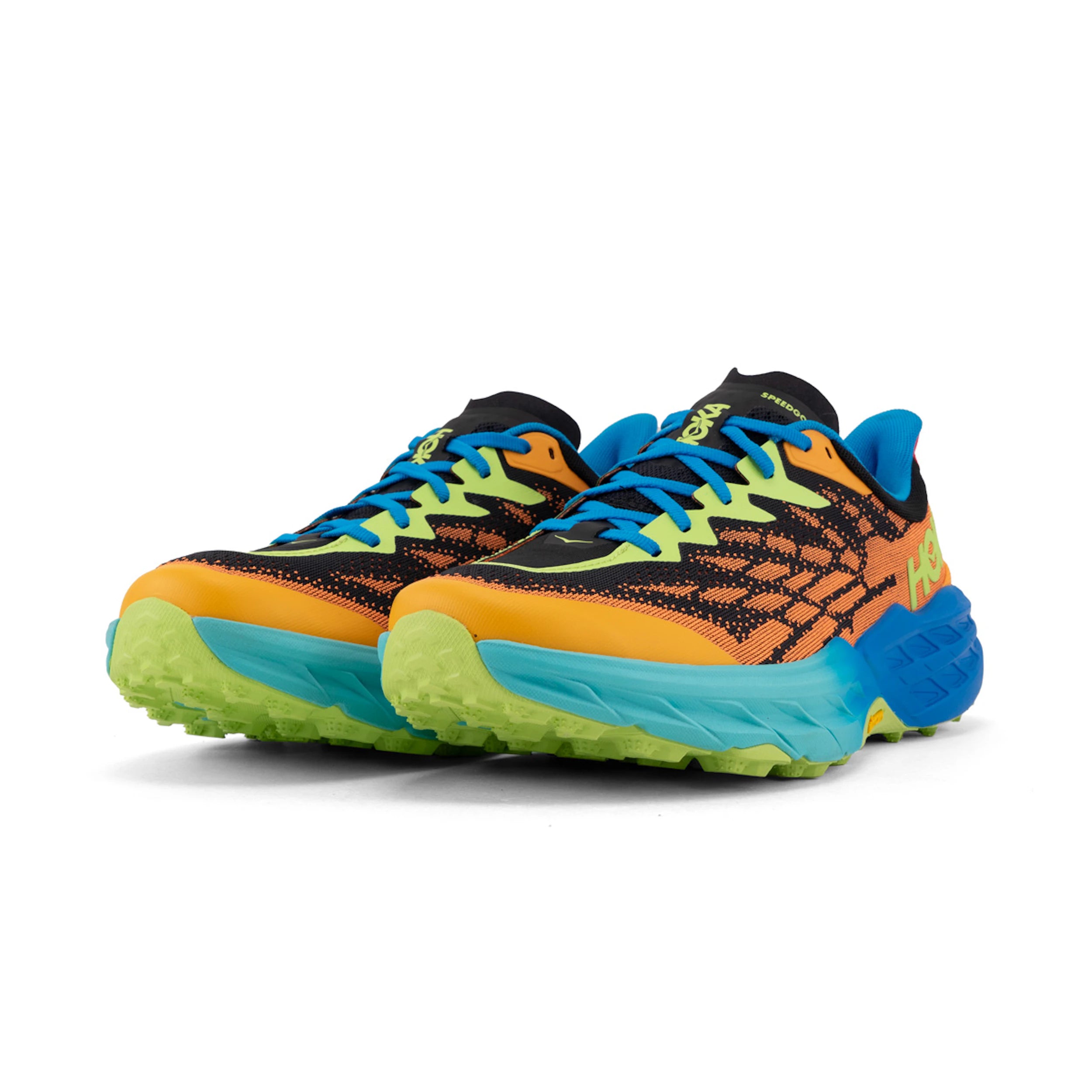 HOKA Men's Speedgoat 5 - Solar Flare/Diva Blue
