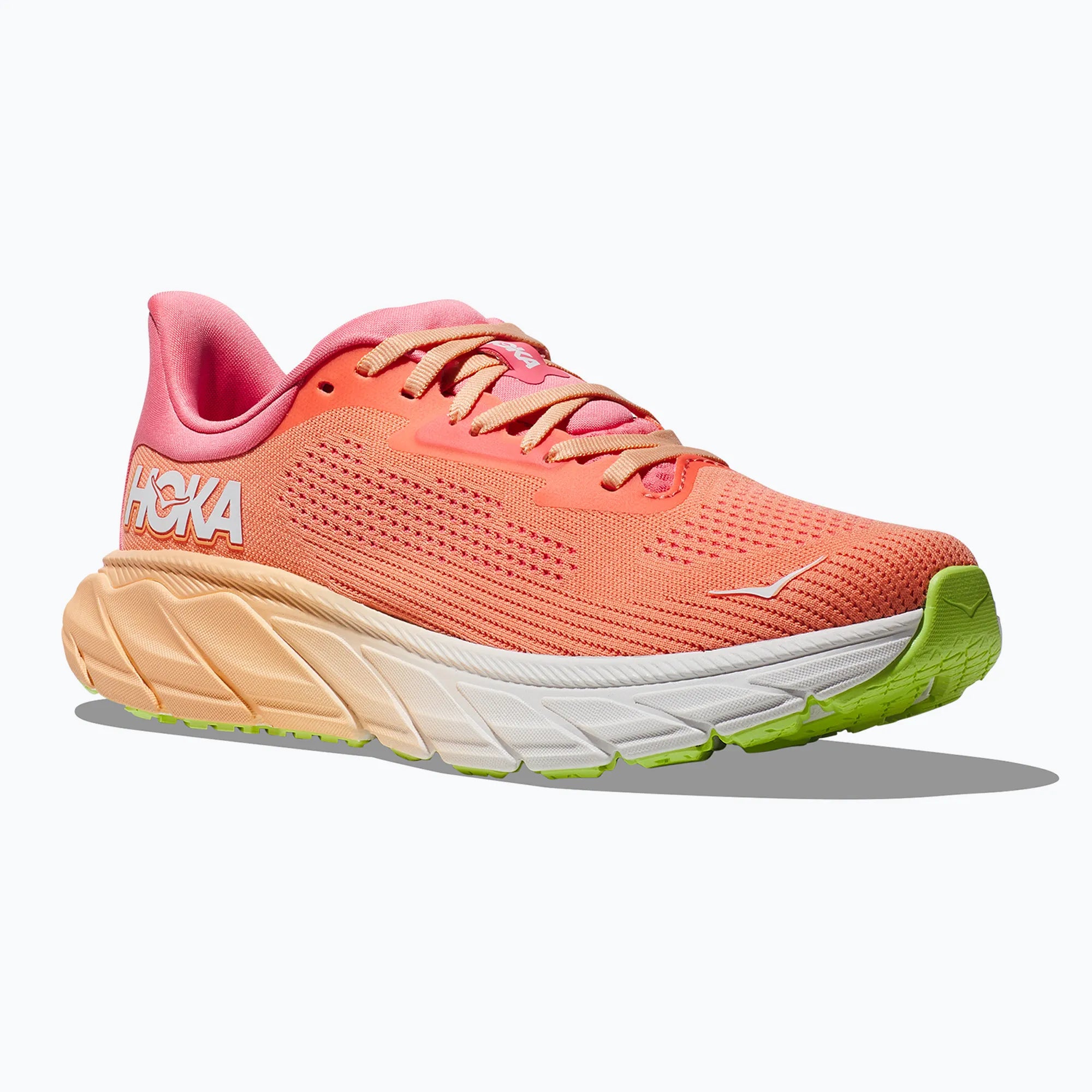 HOKA Women's Arahi 7 Wide - Papaya/Coral