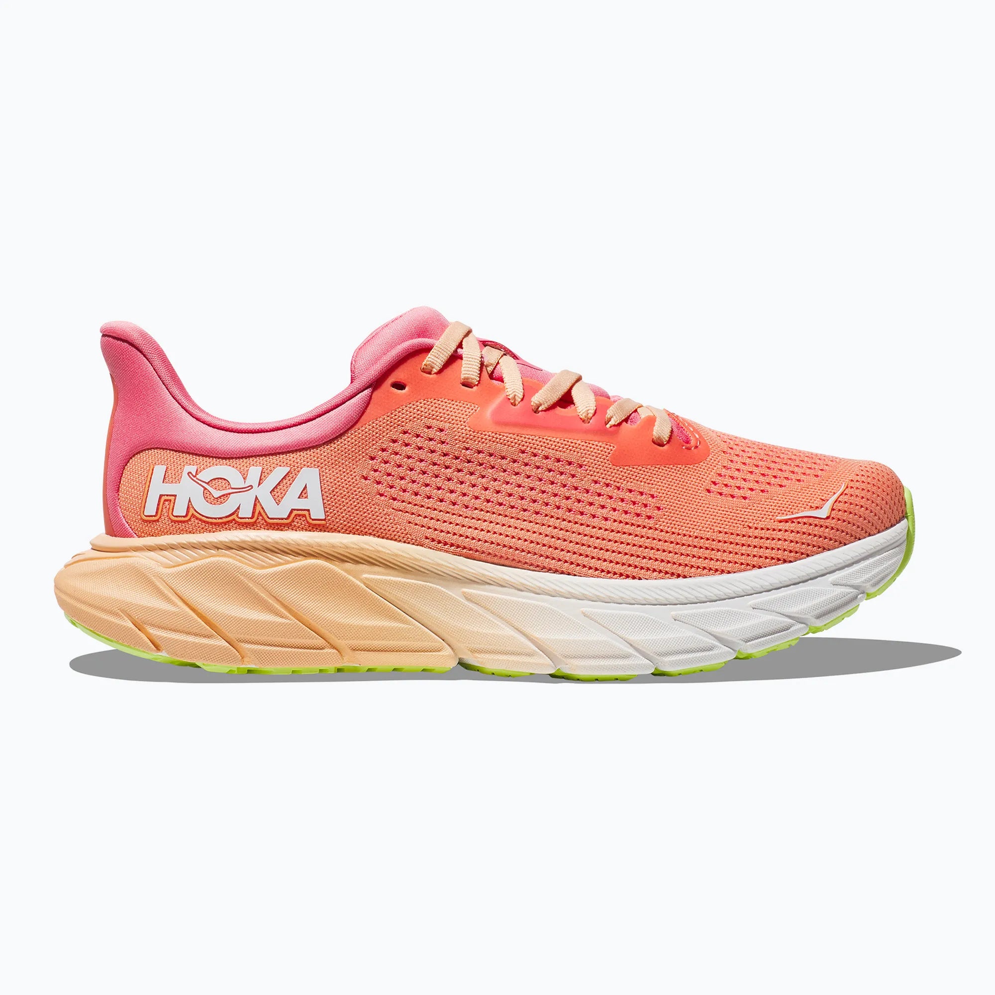 HOKA Women's Arahi 7 Wide - Papaya/Coral