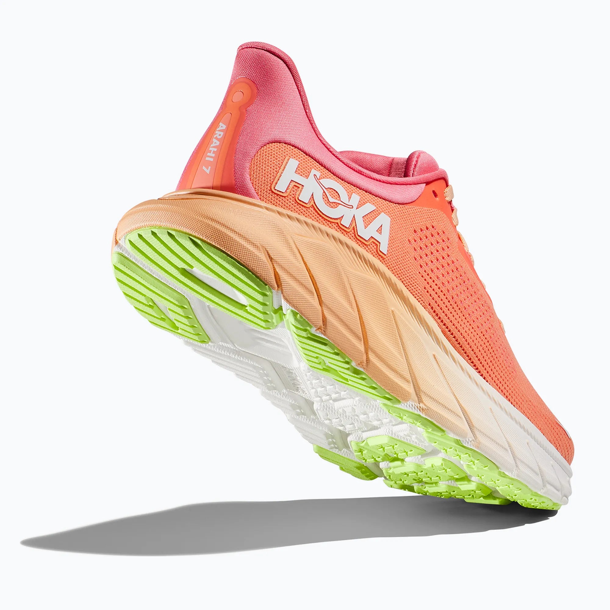 HOKA Women's Arahi 7 Wide - Papaya/Coral