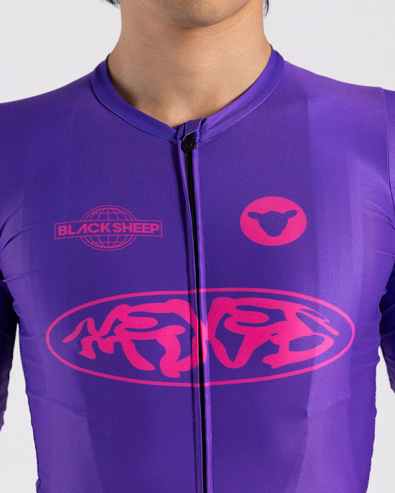 Black Sheep Men's Team SS Jersey - Never Mind Purple