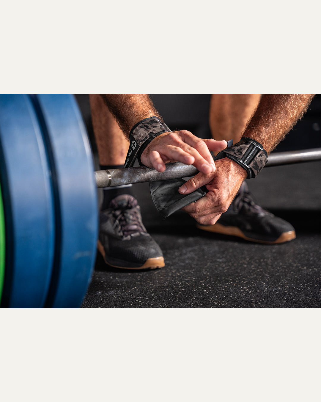 Harbinger Pro Lifting Grips - Greyscale