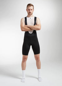 Black Sheep Men's Racing Seamless Bib and Brace 2.0 - Black