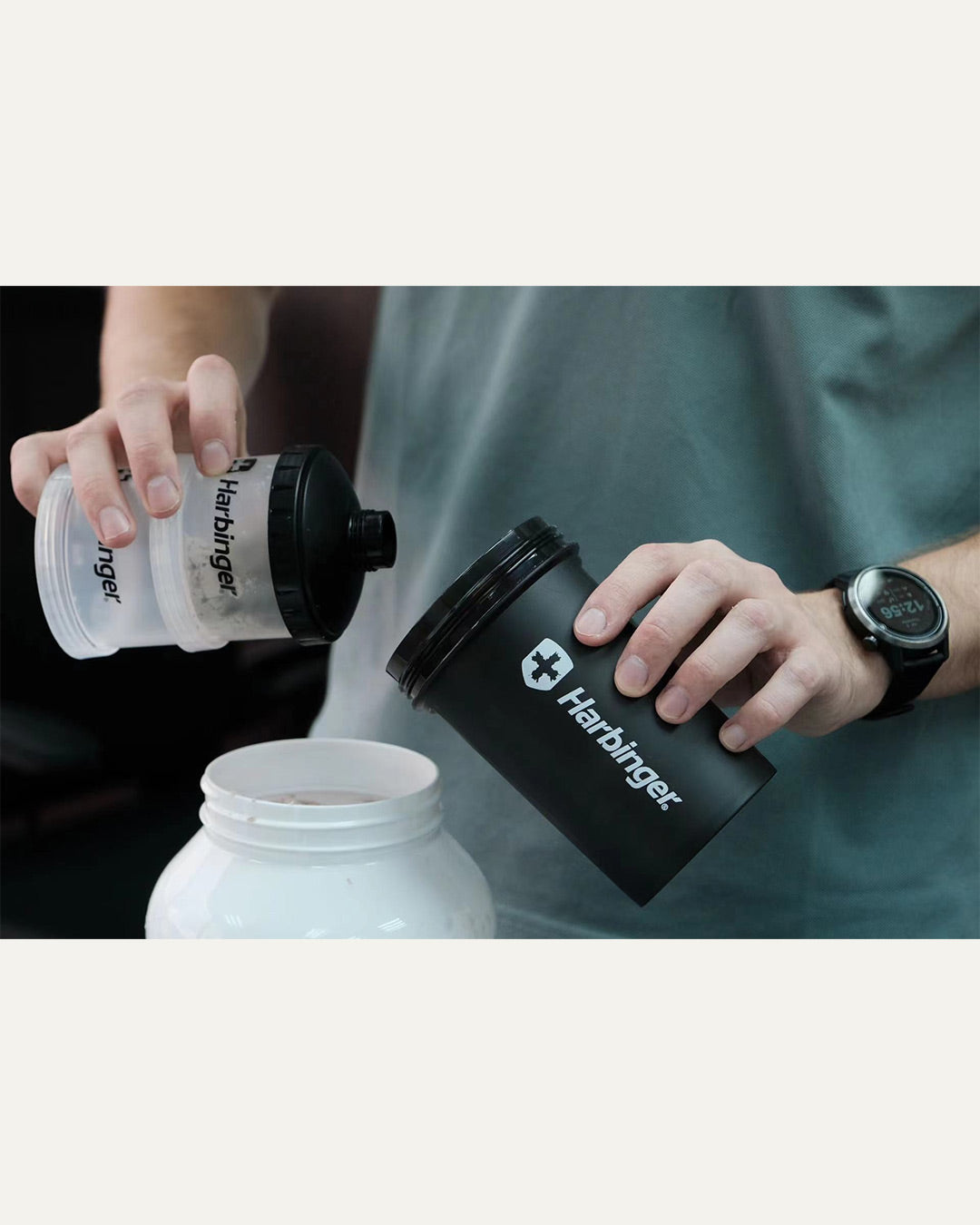 Harbinger Shaker Bottle 450ml - Black